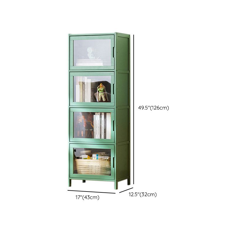 Contemporary Green Wood Accent Cabinet Rectangle Grooves Accent Cabinet Clearhalo 'Cabinets & Chests' 'cabinets_chests' 'furn' 'furn_cabinets_chests' 'Furniture' 'Living Room Furniture' 1200x1200_8b9bd072-ce6e-43b6-8ba8-b111018a7b8e
