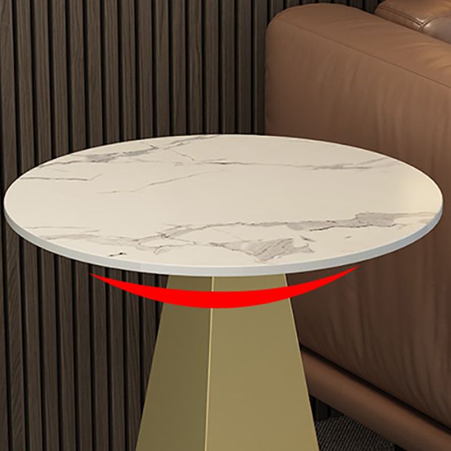 Tavolino rotondo moderno da 19.6 "/23.6"