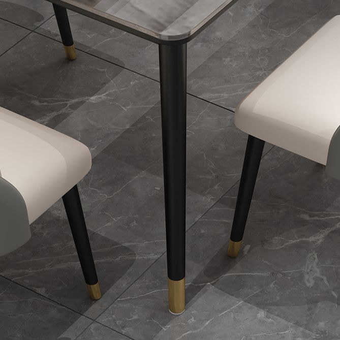 Contemporary 1/2/5/7 Pieces Furniture Stone Rectangle Dining Chairs Set for Home Clearhalo 'Dining Room Sets' 'Dining Tables & Seating' 'dining_room_set' 'furn' 'furn_dining_room_set' 'Furniture' 'Kitchen & Dining Furniture' 1200x1200_8ba24a73-1c80-49ca-bc42-d81e99bf256b