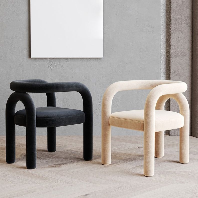 Modern Upholstered Side Chairs for Home Open Back Dining Side Chair Clearhalo 'Dining Chairs' 'Dining Tables & Seating' 'dining_chair' 'furn' 'furn_dining_chair' 'Furniture' 'furniture_dining_chair' 'Kitchen & Dining Furniture' 1200x1200_8ba2e99d-9860-4f0f-8e24-cabe61207841