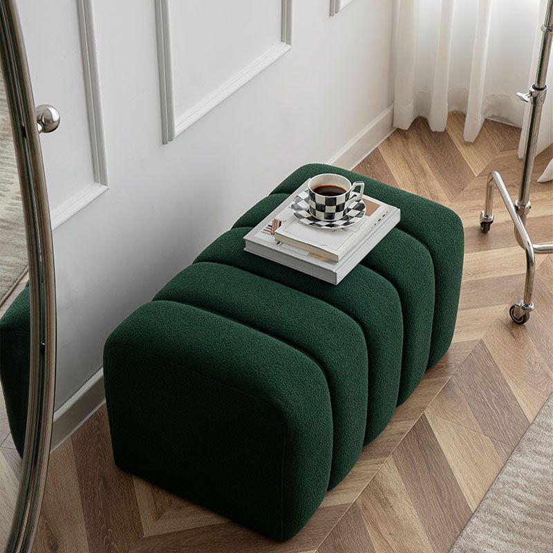 Modern Entryway Bench Solid Color Seating Bench with Upholstered , 17.55-inch W Clearhalo 'Benches' 'Chairs & Seating' 'furn' 'furn_benches' 'Furniture' 'Living Room Furniture' 1200x1200_8ba55887-2c03-442d-bec5-93f16ef180ae