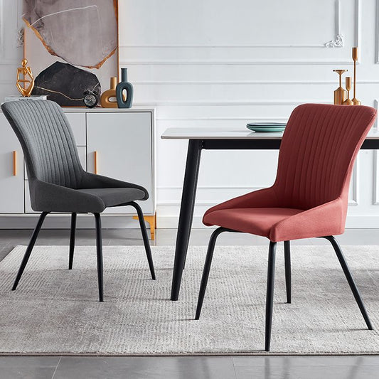 Contemporary Style Metal Dining Chair Dining Arm Side Chair for Kitchen Clearhalo ' kitchen&dining_furn' 'Dining Chairs' 'Dining Tables & Seating' 'dining_chair' 'furn' 'furn_dining_chair' 'Furniture' 'furniture_dining_chair' 'Kitchen & Dining Furniture' 'kitchen' 1200x1200_8ba66813-6929-48ea-bb4f-980ee567c065