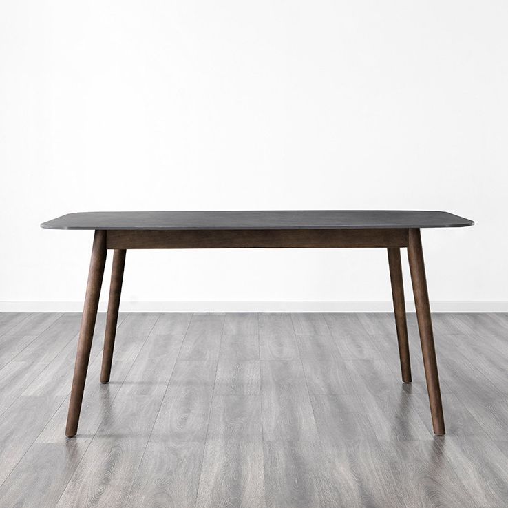 Simplicity Rectangle Dining Room Table Grey Sintered Stone Table with 4 Legs Clearhalo ' dining_table' 'Dining Tables & Seating' 'Dining Tables' 'furn' 'furn_dining_table' 'Furniture' 'furniture_dining_table' 'Kitchen & Dining Furniture' 'kitchen&dining_furn' 'kitchen' 'kitchen_dining_table' 1200x1200_8ba8db0a-ac9c-41d4-b5b8-4bfbc6751bdd