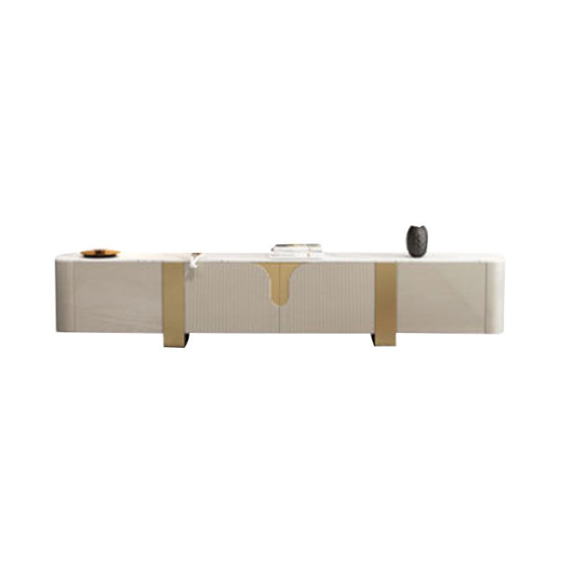 Glam TV Media Console Enclosed Storage TV Console with 2 Drawers Clearhalo 'furn' 'furn_tv_stands_entertainment_centers' 'Furniture' 'Living Room Furniture' 'TV Stands & Entertainment Centers' 'TV Stands & Media Storage Furniture' 'tv_stands_entertainment_centers' 1200x1200_8ba96734-fd96-4492-8411-5610ad6aaab8