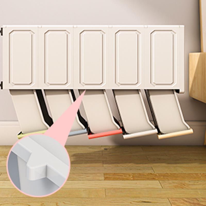 現代的な6ドロワーストレージキャビネットプラスチックワードローブアーマー