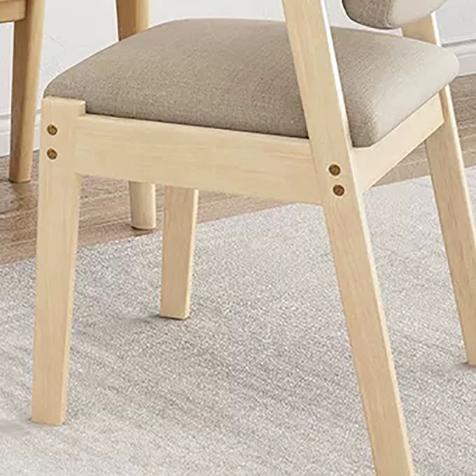 Zeitgenössischer Bürostuhl Massivholz Armstuhl mit Polster