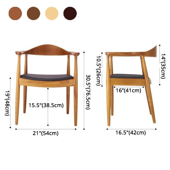 Scandinavian Indoor Side Chair Upholstered Open Back Wood Dining Room Chair Clearhalo ' kitchen&dining_furn' 'Dining Chairs' 'Dining Tables & Seating' 'dining_chair' 'furn' 'furn_dining_chair' 'Furniture' 'furniture_dining_chair' 'Kitchen & Dining Furniture' 'kitchen' 1200x1200_8babfac1-46c6-4401-a66c-1e7c569dd07f