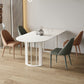 Stone Dining Room Collection Contemporary Double Pedestal Dining Table for Home Clearhalo 'Dining Tables & Seating' 'Dining Tables' 'dining_table' 'furn' 'furn_dining_table' 'Furniture' 'Kitchen & Dining Furniture' 1200x1200_8bacf16c-9d18-4523-b9b2-8043b57f38d7