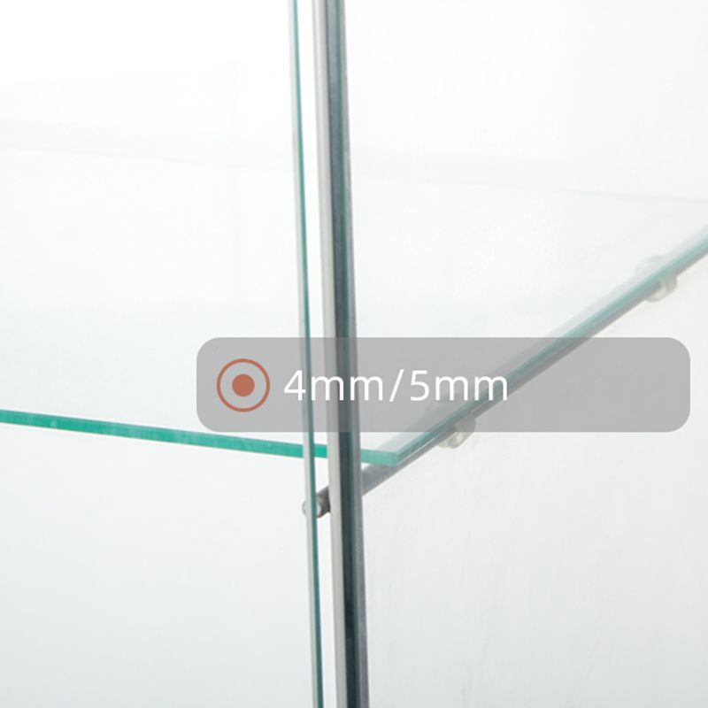 Contemporary Tempered Glass Curio Cabinet Glass Doors Display Cabinet for Bedroom Clearhalo 'Display & China Cabinets' 'display_china_cabinets' 'furn' 'furn_display_china_cabinets' 'Furniture' 'Kitchen & Dining Furniture' 1200x1200_8bb37f03-e6d2-4542-a8ee-9ba6c35b5549