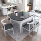 Modern Scalable Stone Dining Table Rubber Legs for Dining Room Clearhalo 'Dining Tables & Seating' 'Dining Tables' 'dining_table' 'furn' 'furn_dining_table' 'Furniture' 'Kitchen & Dining Furniture' 1200x1200_8bb56b87-fc6f-4cd9-962b-7a22e9dedeeb