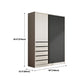 Manufactured Wood Storage Cabinet Contemporary Cabinet with Drawers