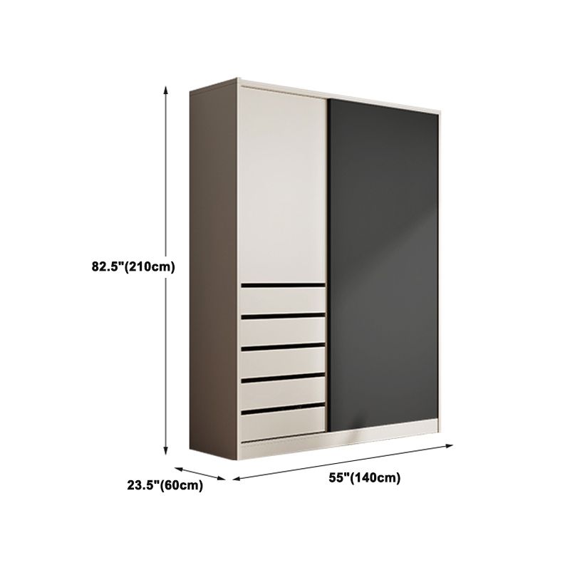 Manufactured Wood Storage Cabinet Contemporary Cabinet with Drawers