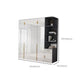 Engineered Wood Armoire Modern White Wardrobe Closet with Garment Rod Clearhalo 'Armoires & Wardrobes' 'armoires_wardrobes' 'Bedroom Furniture' 'furn' 'furn_armoires_wardrobes' 'Furniture' 1200x1200_8bb76a54-03a5-4fb5-ac23-47c8a866d7c6