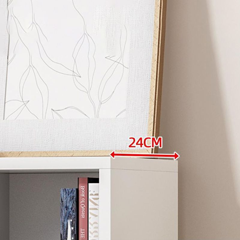 Standaard gesloten back -boekenplank Engineered Wood Scandinavian boekenkast