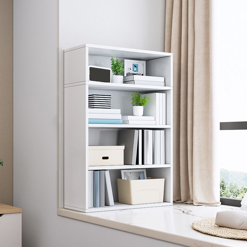 Libreria moderna in legno ingegnerizzato libreria verticale standard in bruncio