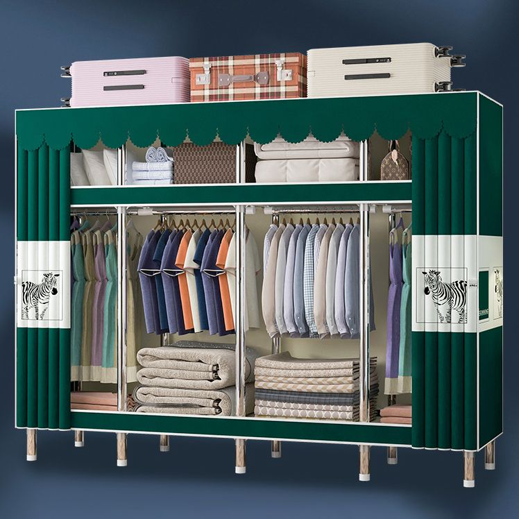 Armaco di guardaroba contemporaneo con scaffali armadio del guardaroba in acciaio