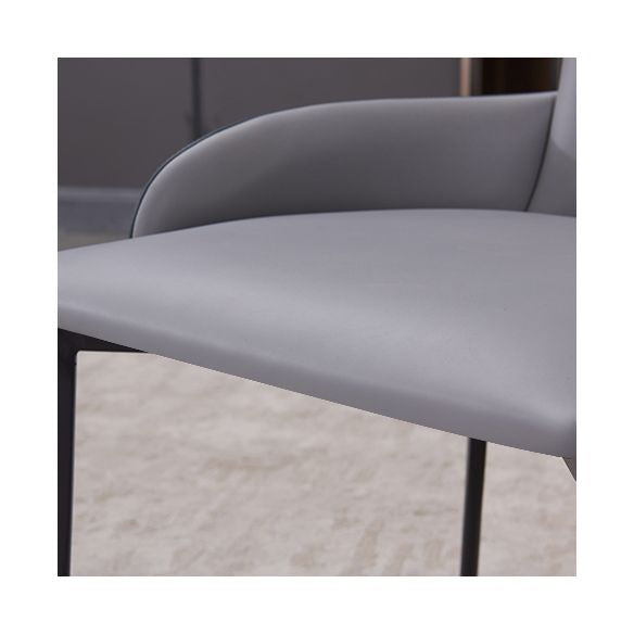 Metal Contemporary Style Home Side Chair Wingback Side Chair of 21'' Wide Chair Clearhalo ' kitchen&dining_furn' 'Dining Chairs' 'Dining Tables & Seating' 'dining_chair' 'furn' 'furn_dining_chair' 'Furniture' 'furniture_dining_chair' 'Kitchen & Dining Furniture' 'kitchen' 1200x1200_8bb9e6ec-9f6e-446a-a356-d0d5f470c4c8