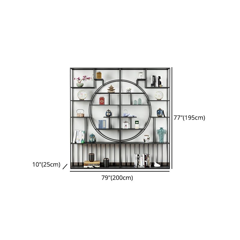 9.84"W Bookshelf Black Open Back Modern Style Bookcase for Home Office Clearhalo 'Bookcases' 'furn' 'furn_bookcases' 'Furniture' 'furniture_bookcases' 'Office Furniture' 1200x1200_8bbb54e4-297d-4e9e-82e3-7d65c16bf9df