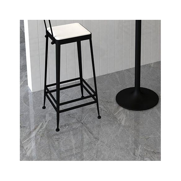 Industrial Low Back Barstools Square Bar Stools with Metal Base Clearhalo 'Bar Furniture' 'Bar Stools' 'bar_stools' 'furn' 'furn_bar_stools' 'Furniture' 'Kitchen & Dining Furniture' 1200x1200_8bbc7bd8-2b41-441a-bcb9-882daf70c41a