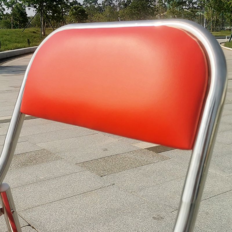 Contemporary Armless Conference Chair Stainless Steel Frame Chair Clearhalo 'furn' 'furn_office_chair' 'Furniture' 'Office Chairs' 'Office Furniture' 'office_chair' 1200x1200_8bbcdd98-471b-4704-bc33-b502ae9fc48e