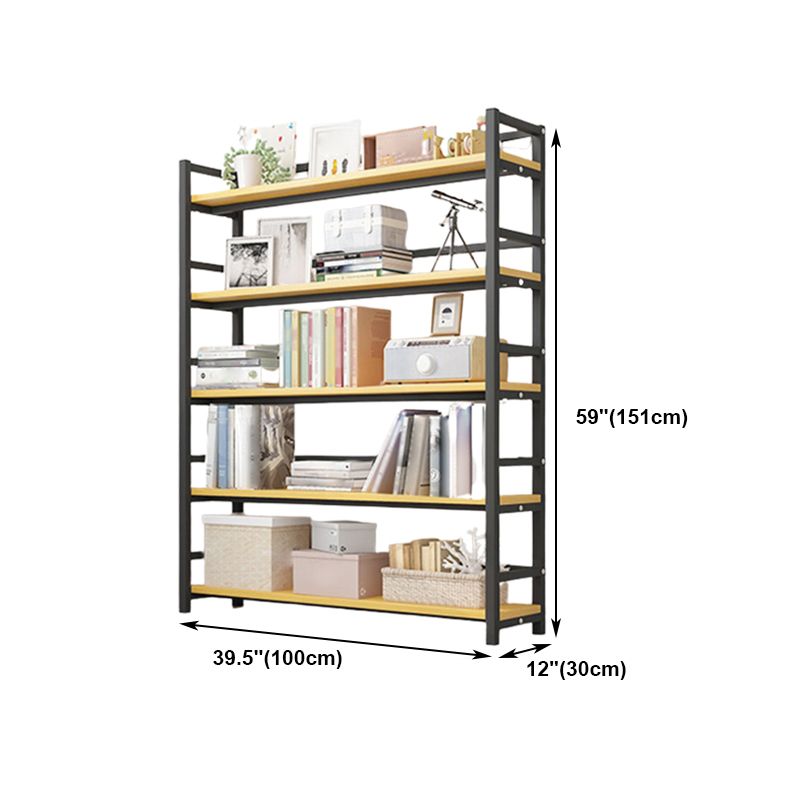 Etagere Bookshelf Modern Open Back Shelf Bookcase for Home Office