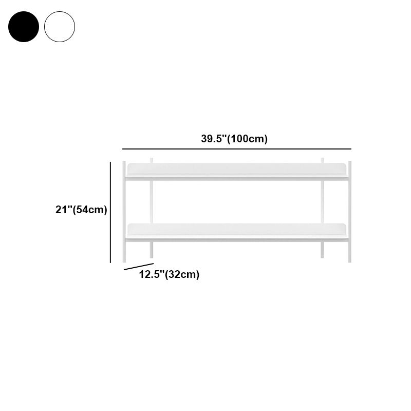 Modern Style Metal Bookshelf Open Etagere Shelf Bookcase for Home Clearhalo 'Bookcases' 'furn' 'furn_bookcases' 'Furniture' 'furniture_bookcases' 'kitchen' 'kitchen_bookcases' 'Living Room Furniture' 'Office Furniture' 1200x1200_8bc0c1e4-d159-4722-baa3-a1b6a8216db4