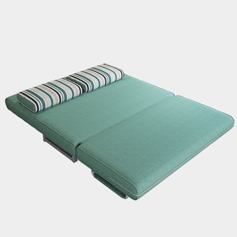 枕付きの現代的なコンバーチブルアームレスベッドソファソファ