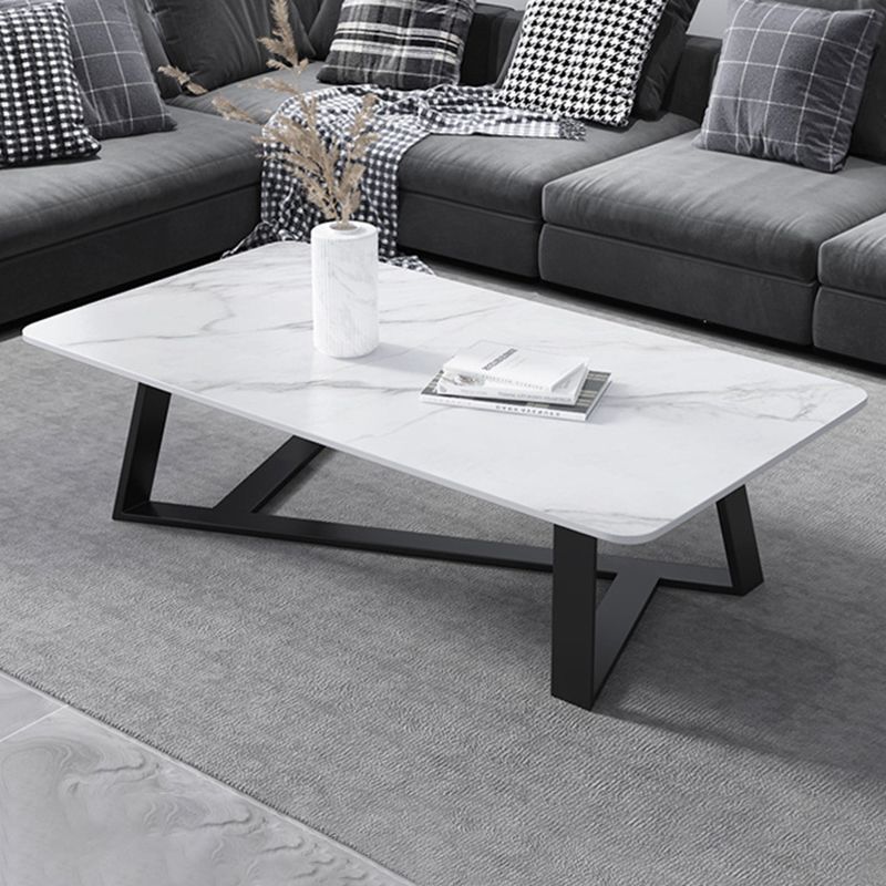 17"H Contemporary Coffee Table Single Slate Coffee Cocktail Table Clearhalo 'Coffee & Accent Tables' 'Coffee Tables' 'coffee_tables' 'furn' 'furn_coffee_tables' 'Furniture' 'Living Room Furniture' 1200x1200_8bc2314f-9eb0-4c0f-a6f5-68e0ce9e1acb