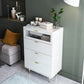 Classic Glam Storage Chest Manufactured Wood Dresser with 3 Drawers Clearhalo 'Bedroom Furniture' 'Dressers & Chests' 'dressers_chests' 'furn' 'furn_dressers_chests' 'Furniture' 1200x1200_8bc31f48-c0e8-4275-9e03-220b85082c7d
