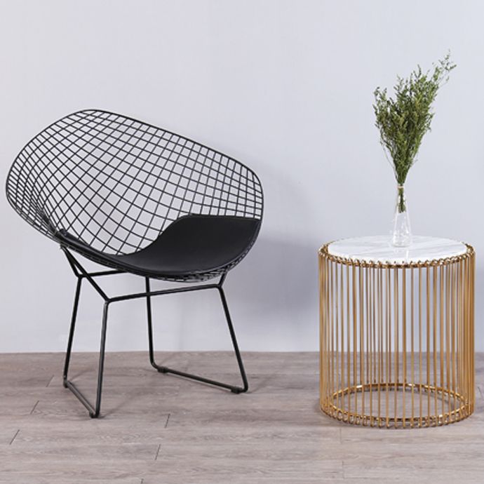 Scandinavian Armless Dining Chairs Upholstered Dining Side Chairs with Metal Legs Clearhalo ' kitchen&dining_furn' 'Dining Chairs' 'Dining Tables & Seating' 'dining_chair' 'furn' 'furn_dining_chair' 'Furniture' 'furniture_dining_chair' 'Kitchen & Dining Furniture' 'kitchen' 1200x1200_8bc39ee2-9ed0-45ea-933d-452aed66f0c9