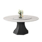 Contemporary 1/4/5/7/9/13 Pieces Furniture Round Stone Dining Set in White Clearhalo 'Dining Room Sets' 'Dining Tables & Seating' 'dining_room_set' 'furn' 'furn_dining_room_set' 'Furniture' 'Kitchen & Dining Furniture' 1200x1200_8bc6655a-ca93-47e5-9900-80b1155de3a5