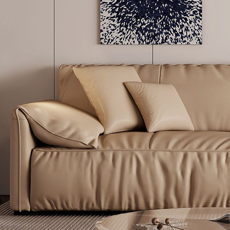 Véritable cuir à 2 places Couleur solide Siège serré Pilonner le bras de haut du bras