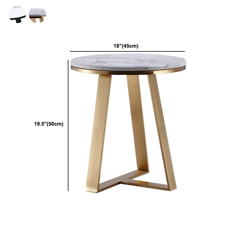 Glam Cross Legs Coffee Table Faux Marble Round Cocktail Table Clearhalo 'Coffee & Accent Tables' 'Coffee Tables' 'coffee_tables' 'furn' 'furn_coffee_tables' 'Furniture' 'Living Room Furniture' 1200x1200_8bc6eb16-7ea3-4754-81a2-618ee179bd47