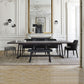 Solid Wood Modern Table for Restaurant Rectangle Dining Table with Trestle Base Clearhalo ' dining_table' 'Dining Tables & Seating' 'Dining Tables' 'furn' 'furn_dining_table' 'Furniture' 'furniture_dining_table' 'Kitchen & Dining Furniture' 'kitchen&dining_furn' 'kitchen' 'kitchen_dining_table' 1200x1200_8bc6f345-76c4-45c4-b0e9-1a301aa39597