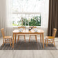 Rectangle Wood Dining Table Contemporary Dinner Table with 4 Legs Clearhalo 'Dining Tables & Seating' 'Dining Tables' 'dining_table' 'furn' 'furn_dining_table' 'Furniture' 'Kitchen & Dining Furniture' 1200x1200_8bc843b6-310d-491a-9410-2717cb193f1e