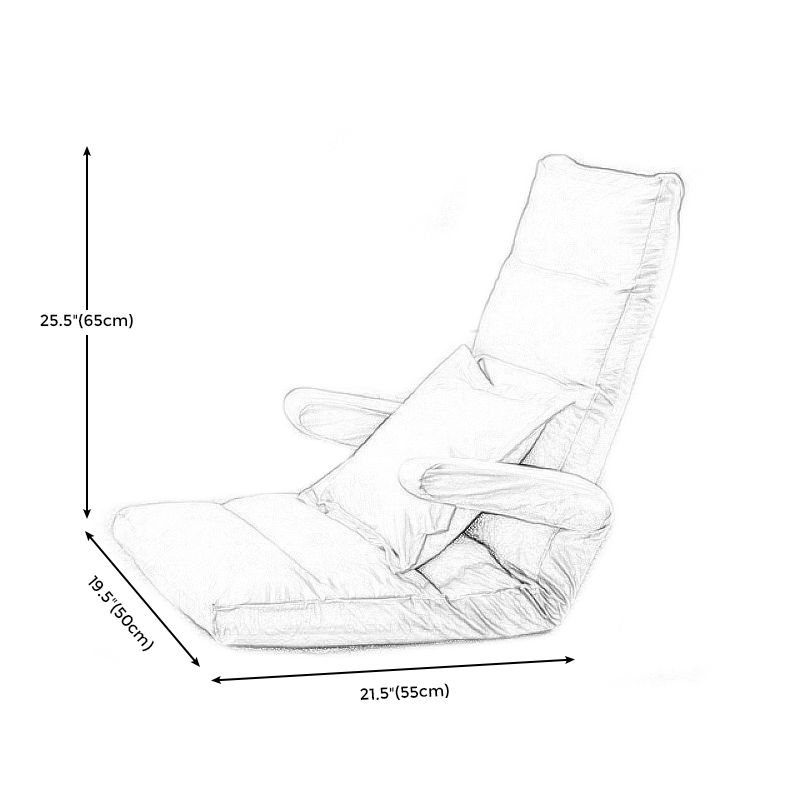 Linen Convertible Chair Cushion Back Modern Chair for Living Room Clearhalo 'Accent Chairs' 'accent_chairs' 'Chairs & Seating' 'furn' 'furn_accent_chairs' 'Furniture' 'furniture_accent_chairs' 'Living Room Furniture' 1200x1200_8bcb1da1-05d3-41d2-b60b-985980e29785