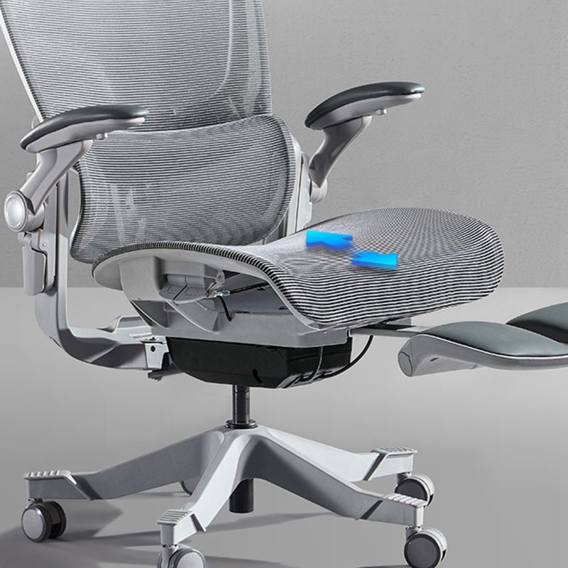 Sedia da scrivania armi regolabile sedia da ufficio in rete con ruote per casa