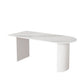 Stone Top Table Contemporary Dining Table with Sled Base in White Clearhalo 'Dining Tables & Seating' 'Dining Tables' 'dining_table' 'Furniture' 'furniture_dining_table' 'Kitchen & Dining Furniture' 'kitchen' 'kitchen_dining_table' 1200x1200_8bcd01f2-1f5d-4c63-82c9-f66296e4a9bd