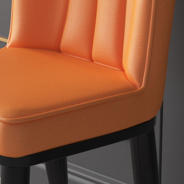 Metal Contemporary Dining Room Chairs Metallic Finish Wingback Side Chairs Clearhalo ' kitchen&dining_furn' 'Dining Chairs' 'Dining Tables & Seating' 'dining_chair' 'furn' 'furn_dining_chair' 'Furniture' 'furniture_dining_chair' 'Kitchen & Dining Furniture' 'kitchen' 1200x1200_8bcd3743-8ba5-4473-adec-c111d1809ff2