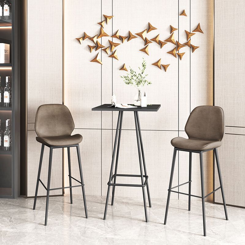 1/3/4-delige moderne barset met matte afwerking barkruk en tafelset