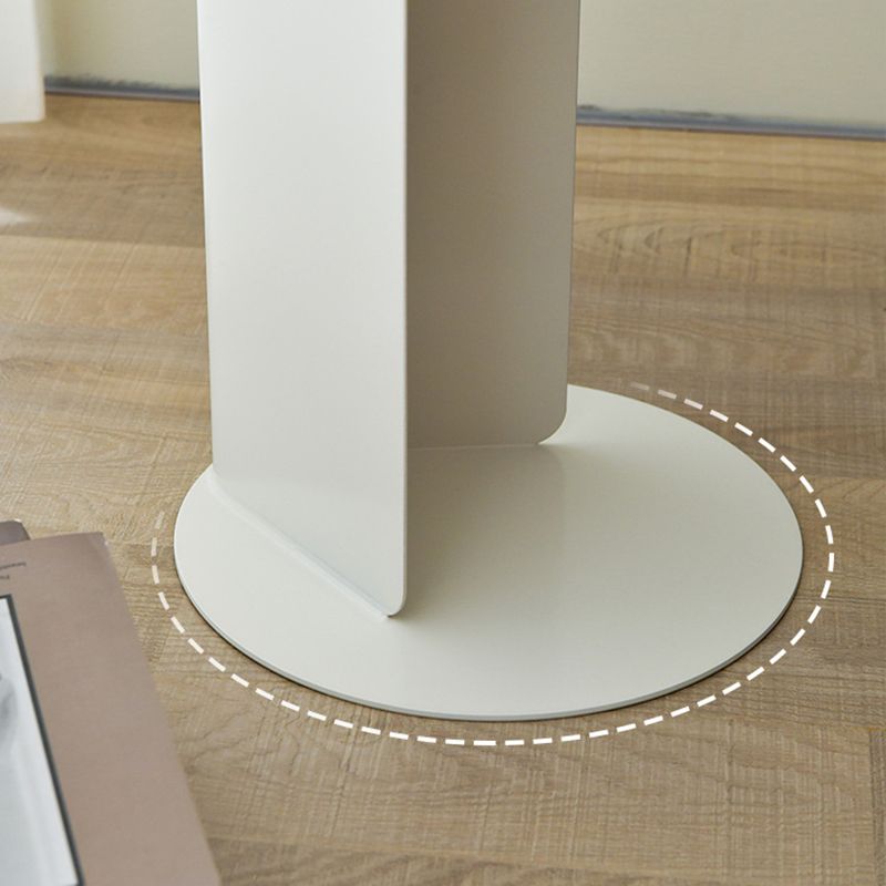 ミッドセンチュリーモダンラウンドサイド表19.68インチ台座エンドテーブル