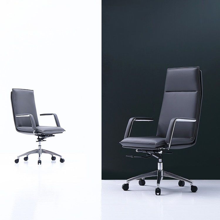 Moderne stijl Swivel Executive Chair lederen tilt mechanisme bure stoel