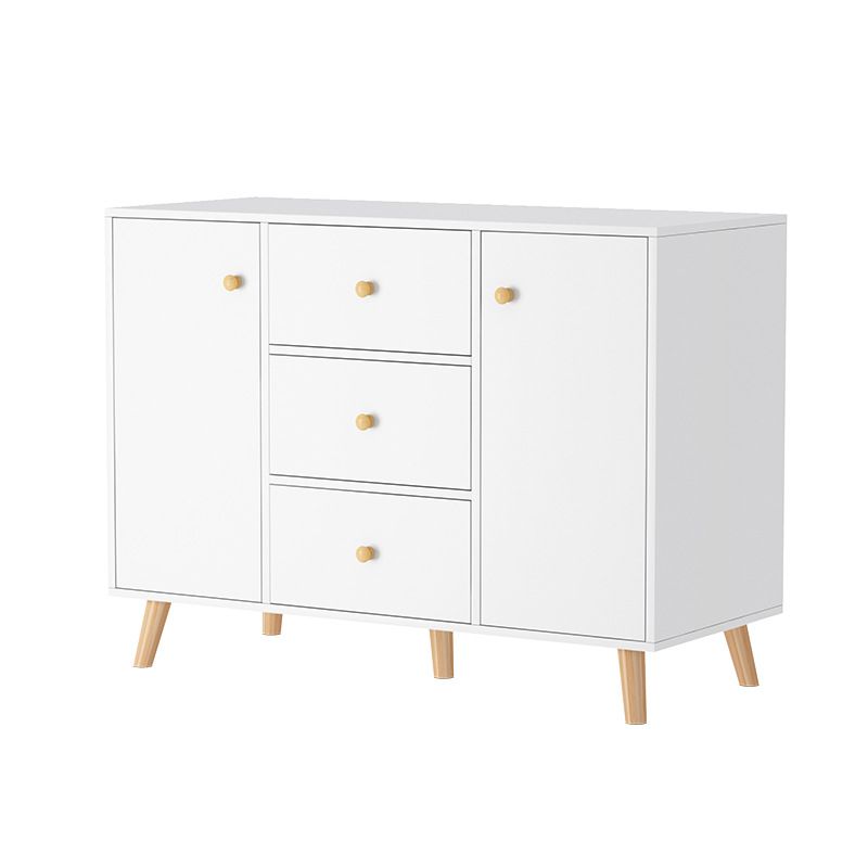 Sideboard in legno ingegnerizzato contemporaneo con cassetti e conservazione