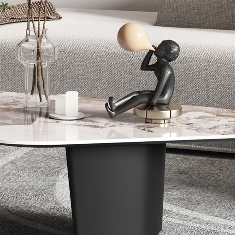 15"H Contemporary Cocktail Table Stone Sled Coffee Cocktail Table Clearhalo 'Coffee & Accent Tables' 'Coffee Tables' 'coffee_tables' 'furn' 'furn_coffee_tables' 'Furniture' 'Living Room Furniture' 1200x1200_8bd40e6e-e3d7-472b-b271-8eae833887fa