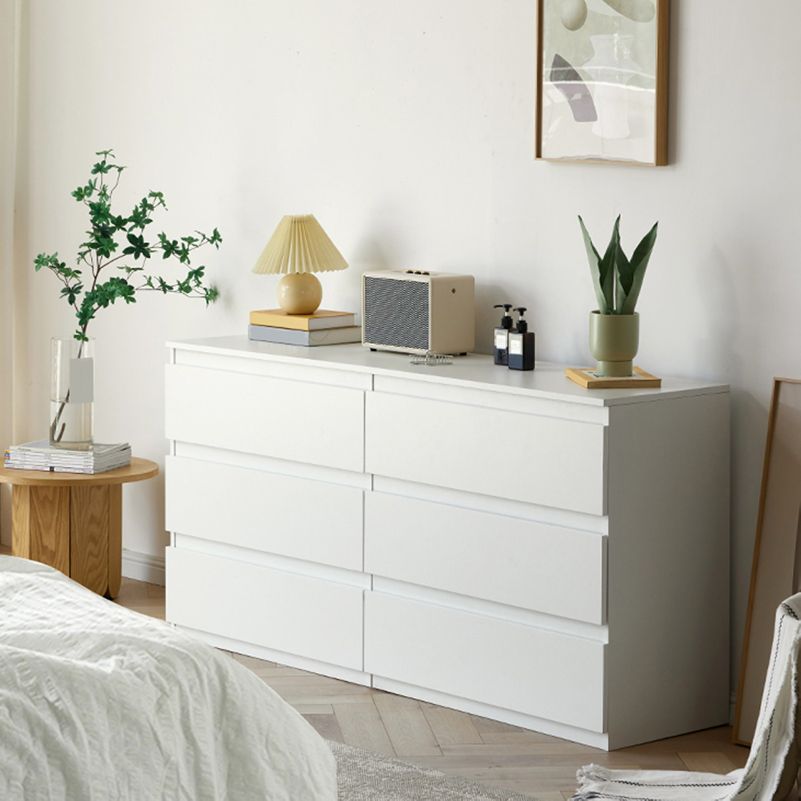 Madera de ingeniería contemporánea almacenamiento vertical para el cofre de dormitorio con cajones