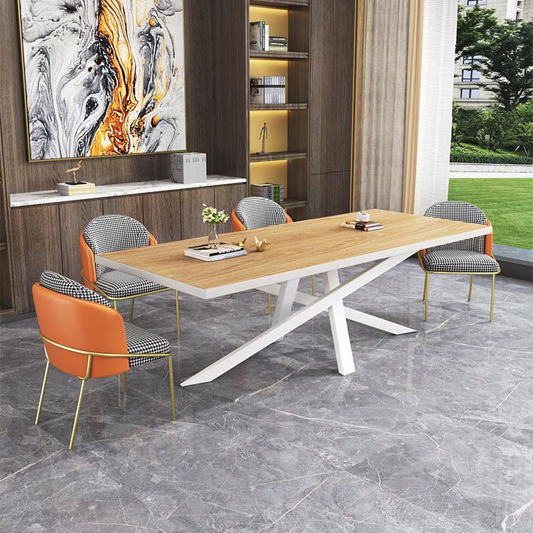 Glam Style Rectangular Office Desk Solid Wood Writing Desk for Office Clearhalo 'furn' 'furn_office_desk' 'Furniture' 'Office Desks' 'Office Furniture' 'office_desk' 1200x1200_8bd51e9a-9941-4e9c-9bb3-420fb32152f1