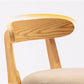 Scandinavian Wood Stool Fabric Cushion in Matte Finish for Indoor
