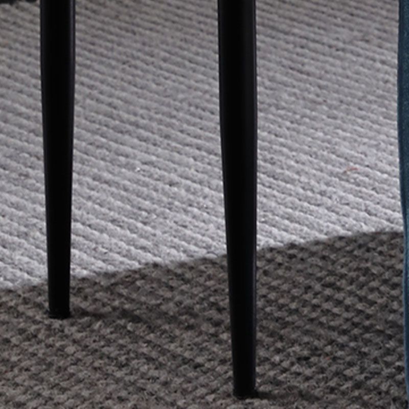 Modern Dining Bench with Black Metal Legs, 18"H Upholstered Seating Bench Clearhalo 'Benches' 'Chairs & Seating' 'furn' 'furn_benches' 'Furniture' 'Living Room Furniture' 1200x1200_8bd6957b-2894-4108-8d94-0ccae14d307e