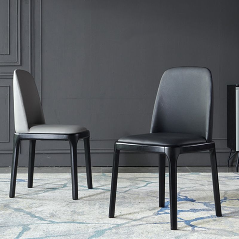 Modern Style Home Dining Side Chair Wood Parsons Armless Chair Clearhalo 'Dining Chairs' 'Dining Tables & Seating' 'dining_chair' 'furn' 'furn_dining_chair' 'Furniture' 'Kitchen & Dining Furniture' 1200x1200_8bd936a4-7877-4eb5-9d71-8f7b94c9522d