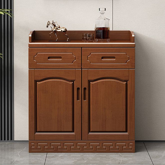 Contemporary Sideboa Wood Glass Doors Side Board with Drawers and Cabinets Clearhalo 'buffet_sideboard' 'Buffets & Sideboards' 'furn' 'furn_buffet_sideboard' 'Furniture' 'Kitchen & Dining Furniture' 1200x1200_8bddc613-74e0-4cc5-91d4-ca041bd96295